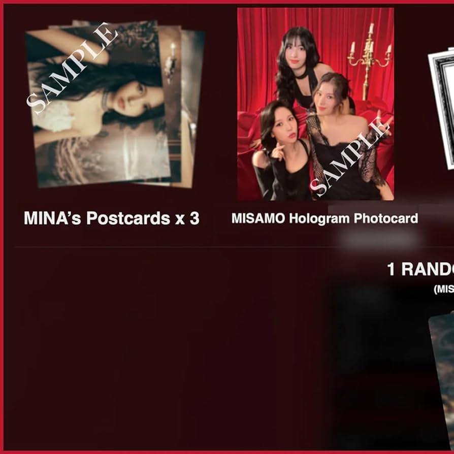 Exclusive POB MISAMO - Masterpiece Japan 1st mini album